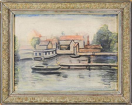 A HARBOR WITH A PIER