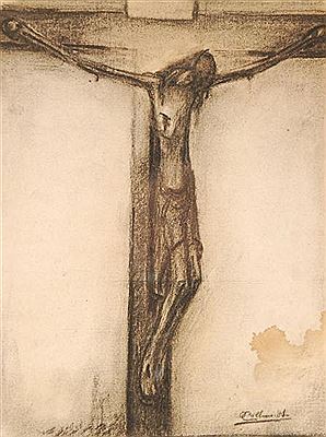 Christ en croix by Oscar Colbrandt - Auction record, sale price, and art valuation. Compare with similar artists and explore comparable artworks.
