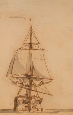 A sailing vessel