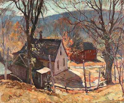 Autumnal Farm Scene