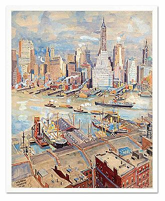 Sample artwork by Willy Menz (1890 - 1969), known for painting, landscapes and urban views - View similar artists and auction records