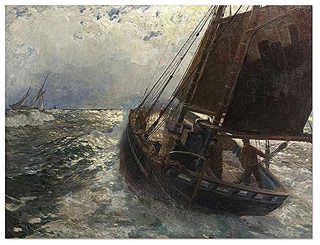 Kutter in Fahrt by Carl Emil Rudolf Ludwig Becker - Auction record, sale price, and art valuation. Compare with similar artists and explore comparable artworks.