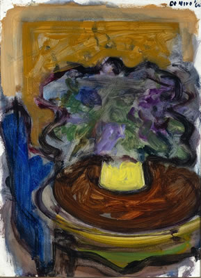 Lavender Bouquet and Table, 1962