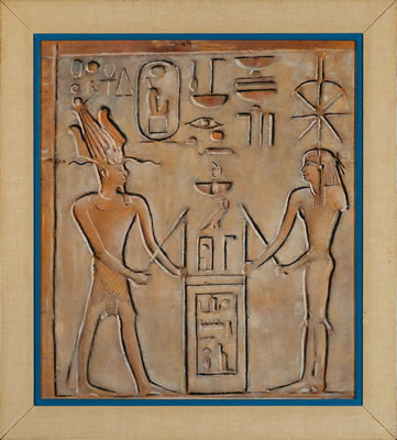"Queen Hatshepsut with Goddess" (Shrine)