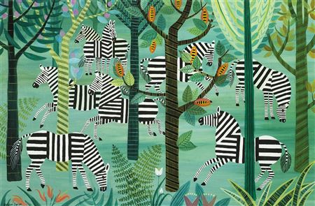 "Zebra Wood" 1968