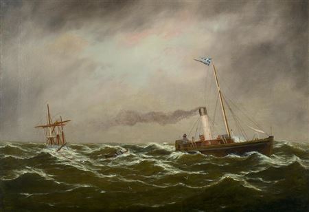 A Sailing Ship in Distress
