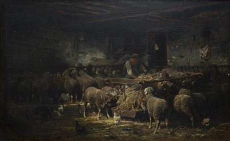Feeding the Sheep, 1848