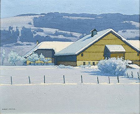 "Effet de givre sur la Saigne", 1944