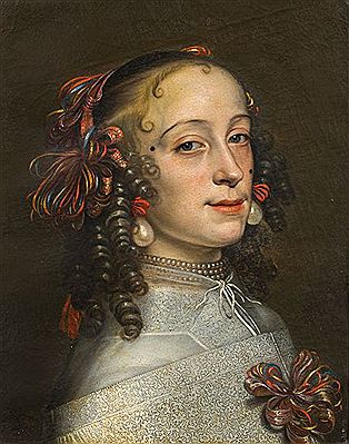Portrait of a young lady with colorful ribbons in her hair by Abraham Lambertsz van den Tempel - Auction record, sale price, and art valuation. Compare with similar artists and explore comparable artworks.