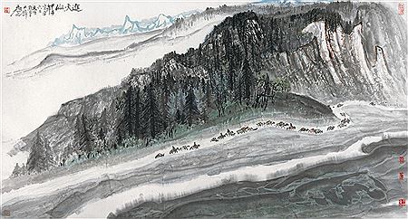Traveling into Mount Tianshan