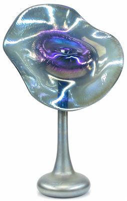 Jack-In-The-Pulpit Favrile Glass Vase.
