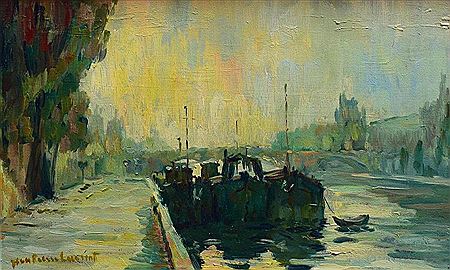 Les péniches by Jean Pierre Laurent - Auction record, sale price, and art valuation. Compare with similar artists and explore comparable artworks.