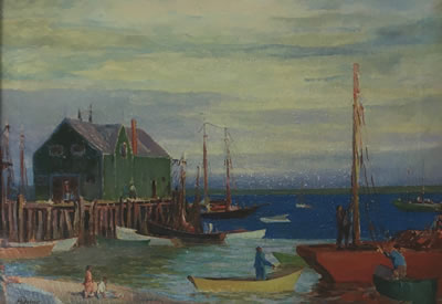Provincetown by Harold E Walker - Auction record, sale price, and art valuation. Compare with similar artists and explore comparable artworks.