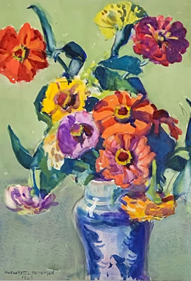 "Zinnias, 1929"