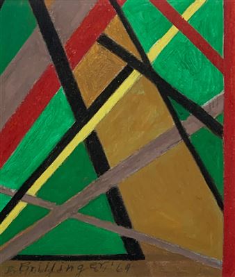 "Yellow Diagonal, 1964"