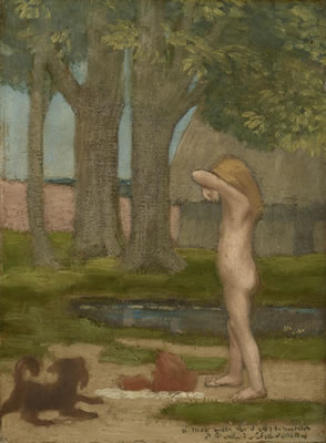 Nu dans un paysage