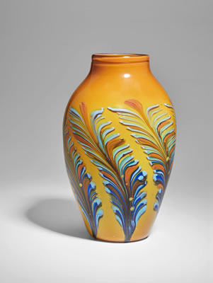 Rare Piume Vase