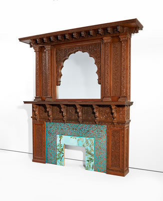 Impressive Carved Mantel
