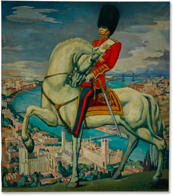 Coronation Portrait of Albert Frederick Arthur George His Majesty King George the Sixth of England by Jean De Botton - Auction record, sale price, and art valuation. Compare with similar artists and explore comparable artworks.
