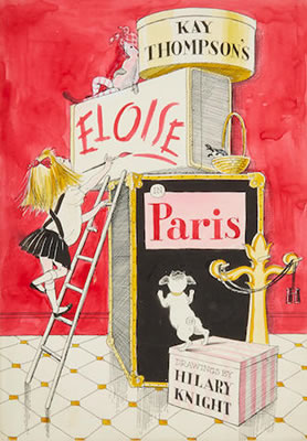 UNPUBLISHED JACKET DESIGN FOR ELOISE IN PARIS.