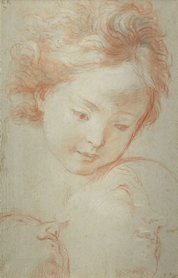 Head of a child and two women (recto); and Heads of two women (recto)