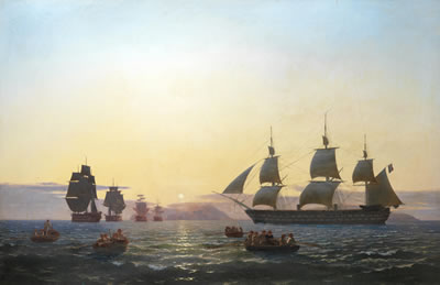 Sample artwork by Niels Carl Michaelius Flint Dahl (1812 - 1865), known for marine, ship painting - View similar artists and auction records