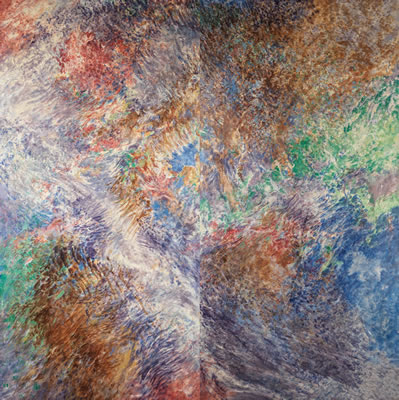 Sample artwork by John Hubbard (1931 - 2017), known for abstract landscape - View similar artists and auction records
