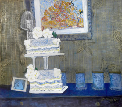 Still life with wedding cake by Bongi Bengu - Auction record, sale price, and art valuation. Compare with similar artists and explore comparable artworks.