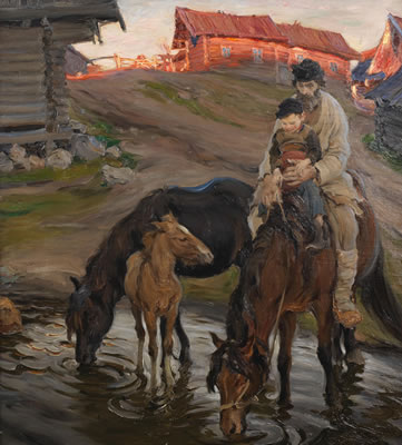 'At the watering place'