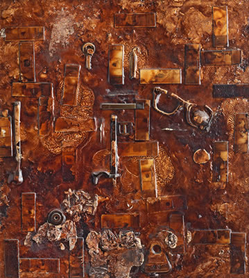 Composition in memory of the artist's grandfather