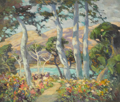 Wildflower Garden under the Sycamores, Carmel Valley