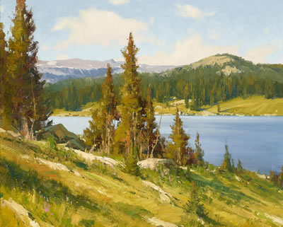 South of the Pass (In the Colorado Rockies) by Matt Read Smith - Auction record, sale price, and art valuation. Compare with similar artists and explore comparable artworks.