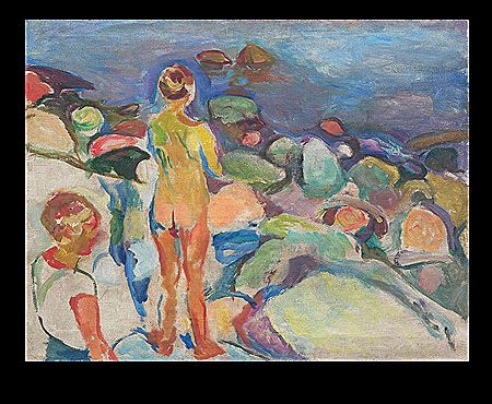 Sample artwork by Ludvig Karsten (1876 - 1926), known for modernist figure, genre and landscape painting - View similar artists and auction records