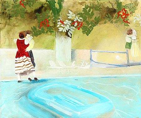 “Swimmer” by Mette Hannemann - Auction record, sale price, and art valuation. Compare with similar artists and explore comparable artworks.