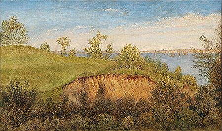 “Landskab syd for Helsingør”. View south of Elsinore.