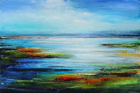 Sample artwork by Hanne Mix Mikkelsen (Born 1962), known for painting - View similar artists and auction records
