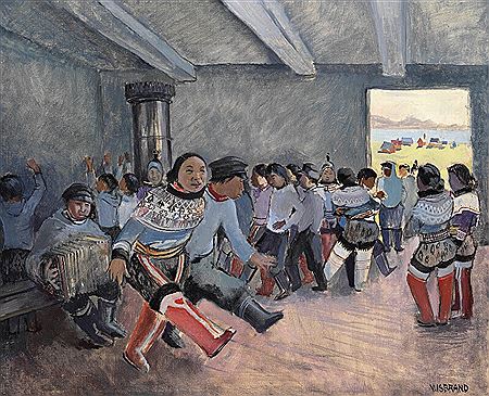 Four scenes from the daily life in a Greenlandic settlement. (4) by Victor Isbrand - Auction record, sale price, and art valuation. Compare with similar artists and explore comparable artworks.