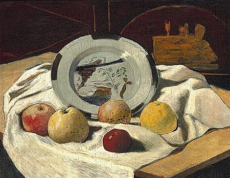 Still life with a dish and apples. by Johan Rohde - Auction record, sale price, and art valuation. Compare with similar artists and explore comparable artworks.
