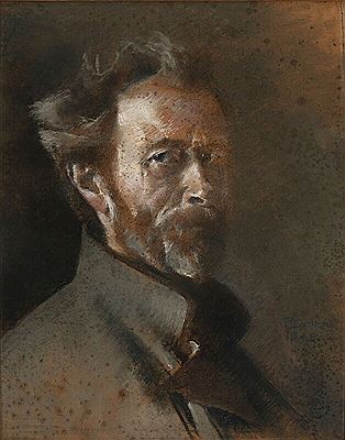 The artist's self portrait.