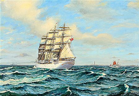 Sescape with the school ship "Danmark"