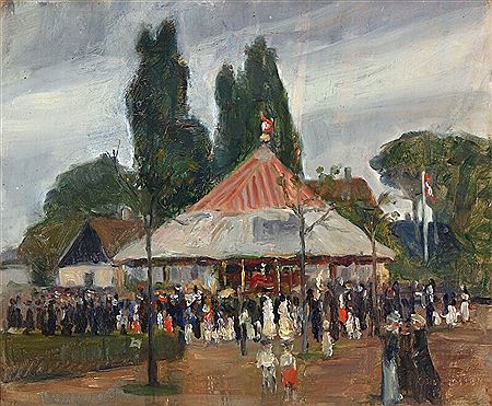 View from the amusement park “Bakken”, north of Copenhagen