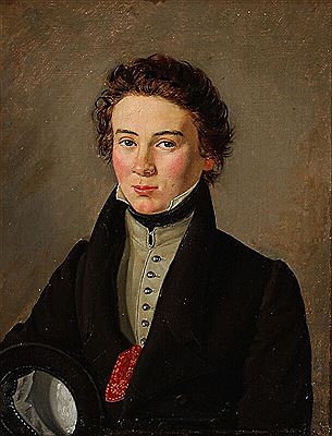 The artist's self-portrait, 18 years old.