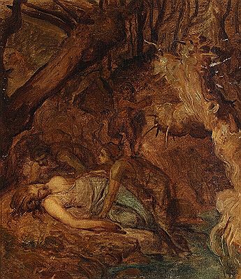 Study for Chione, killed in the chase of the offended Diana