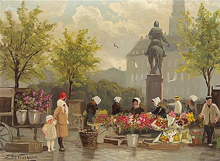 Sample artwork by Edmund Fischer (1919 - 1944), known for paintings - View similar artists and auction records