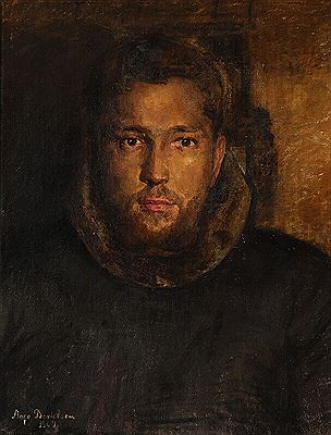 Portrait of chief engineer and assistant meteorologist at Danmarksekspeditionen Ivar Weinschenk.