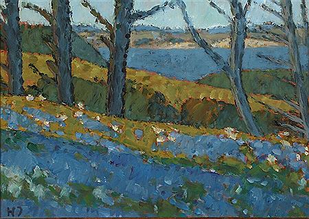 Blue landscape