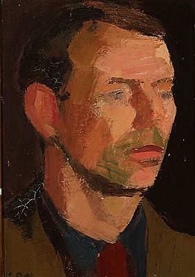 Portrait of Hugo Sørensen, the painter, Paris Winter 38–39 by Knud Raaschou-Nielsen - Auction record, sale price, and art valuation. Compare with similar artists and explore comparable artworks.