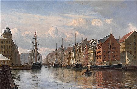 Sailing ships in Nyhavn.