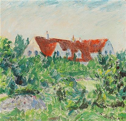 Malergaarden by Hans Bendix - Auction record, sale price, and art valuation. Compare with similar artists and explore comparable artworks.