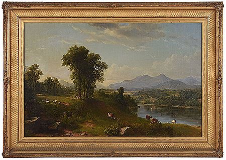 Franconia Range from the South with Village of South Woodstock, New Hampshire, 1857 by Asher Brown Durand - Auction record, sale price, and art valuation. Compare with similar artists and explore comparable artworks.